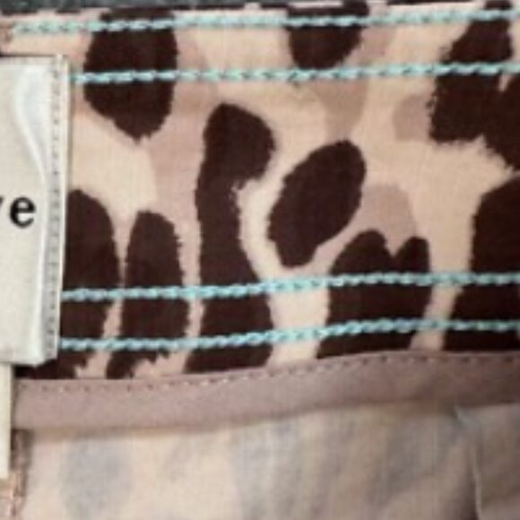 Brand New by Anthropologie Maeve Ettie High Rise Slim Printed Tailored Short - Picture 7 of 10